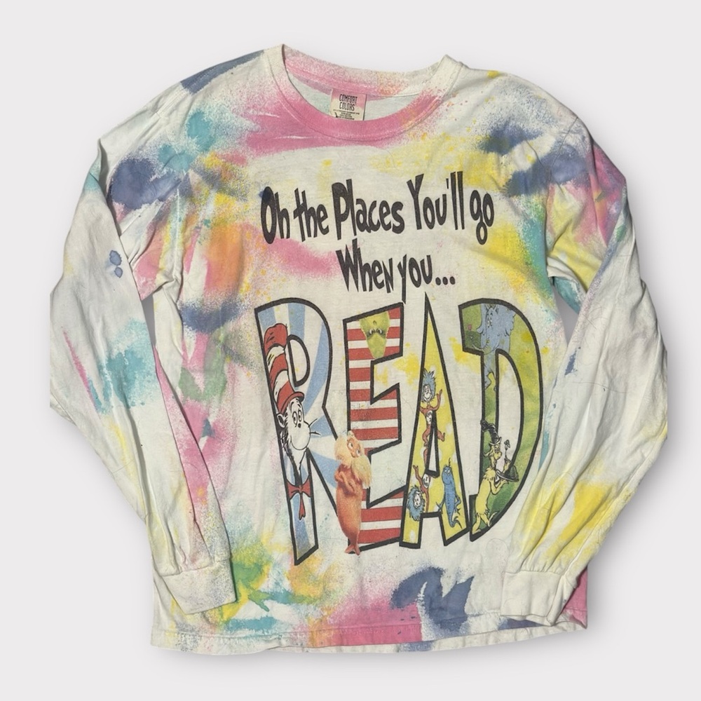 Comfort Colors Colorful Dr. Suess Long Sleeve Tee